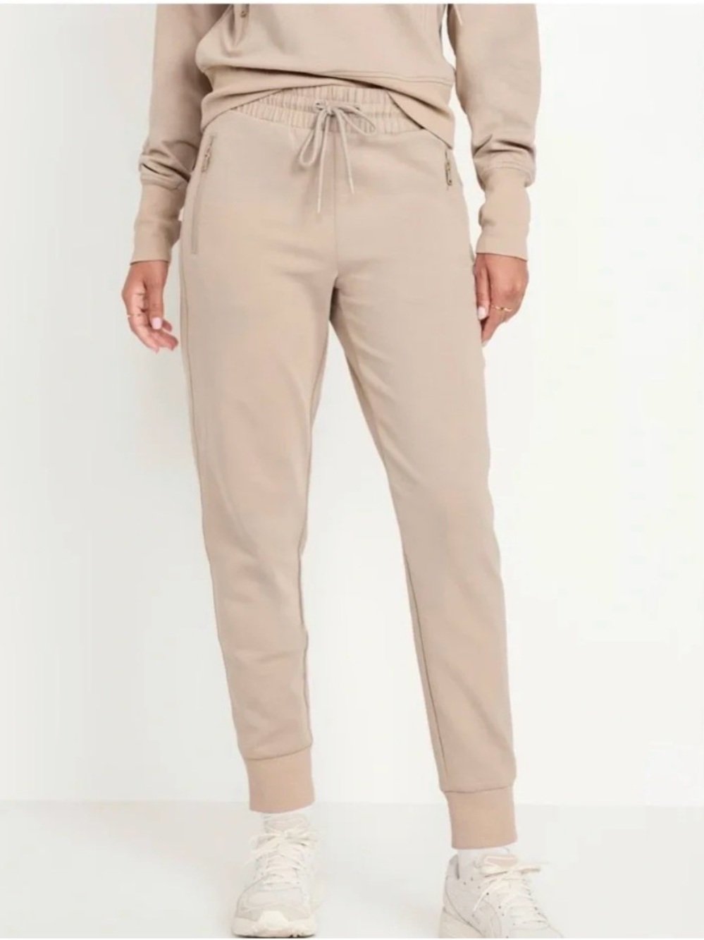 OLD NAVY Dynamic Fleece Joggers – High Waist Zip Pocket Sweatpants